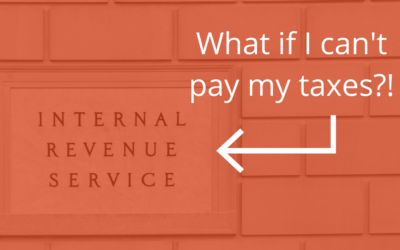 What if I can’t pay my taxes?! (A Guide to Repaying the IRS)